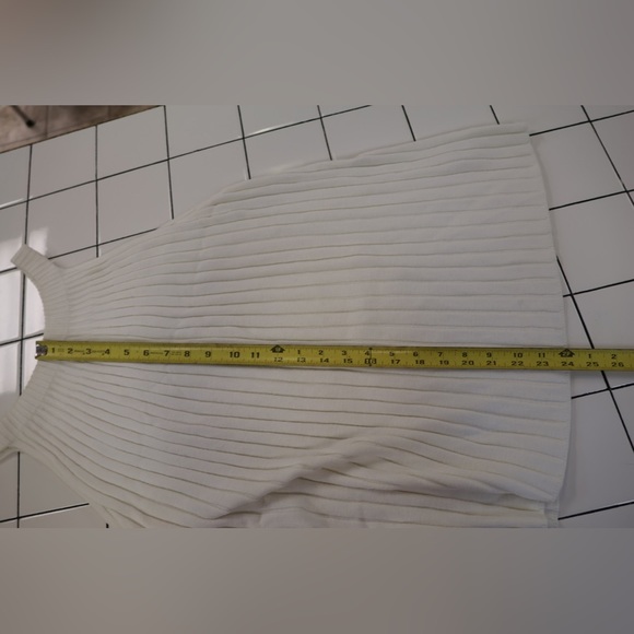 ANHTOPOLOGIE ** White Zadkine Sweater Tank 3X - Picture 8 of 9